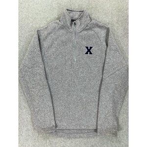 Xavier Musketeers 1/4‎ Zip Sweater (Women's XS) Gray